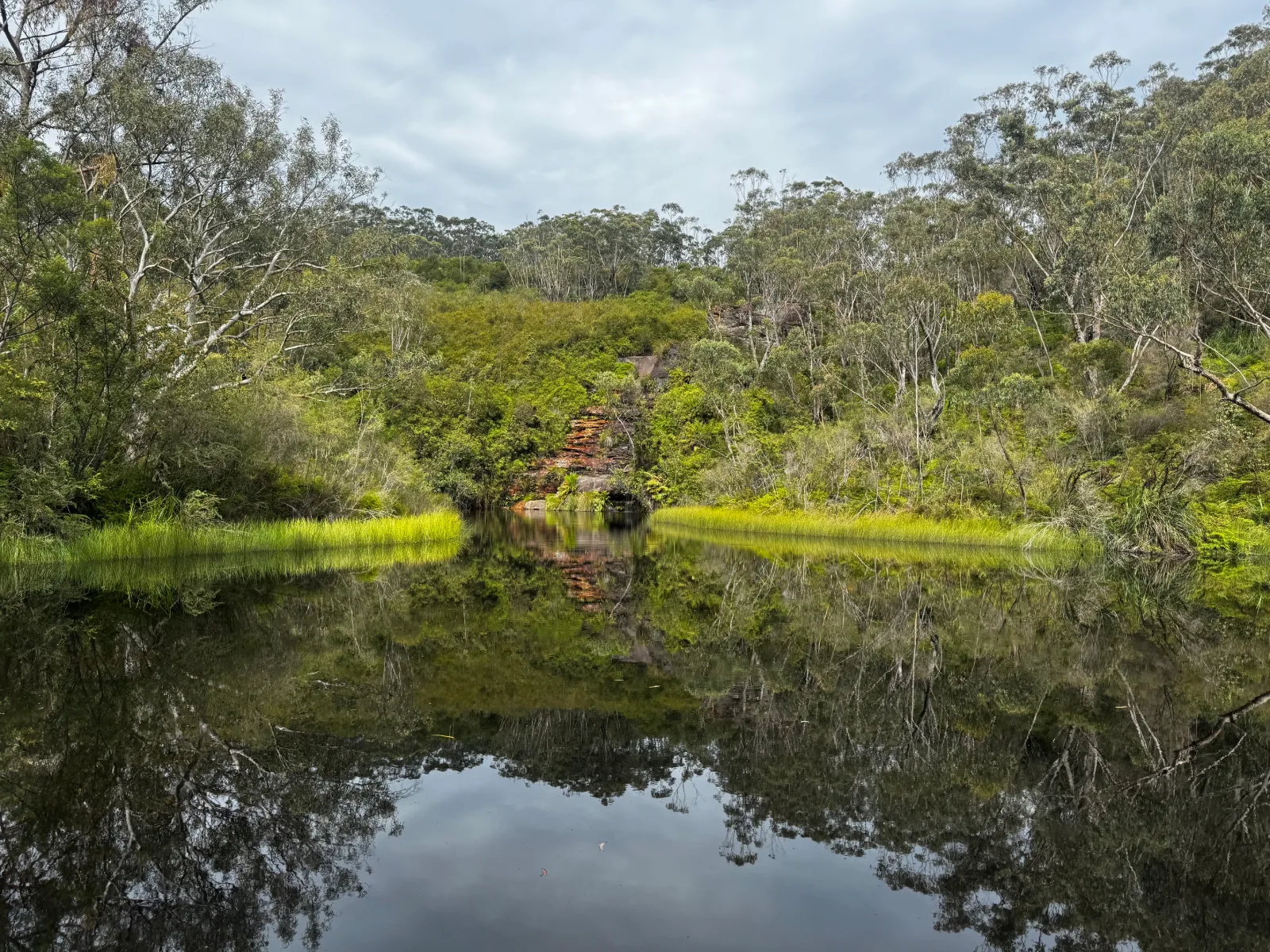 Ingar Road / Bedford Creek Gravel Fire trail / gravel trail in Wentworth Falls / Blue Mountains, NSW
