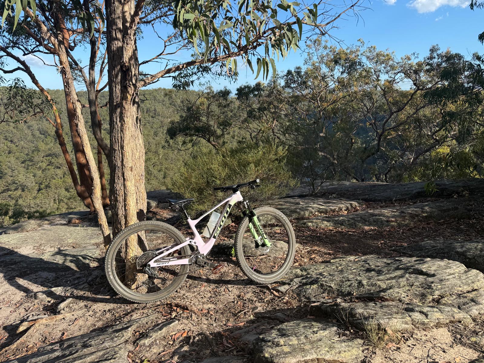 Nepean Lookout Gravel trail in Glenbrook National Park, NSW
