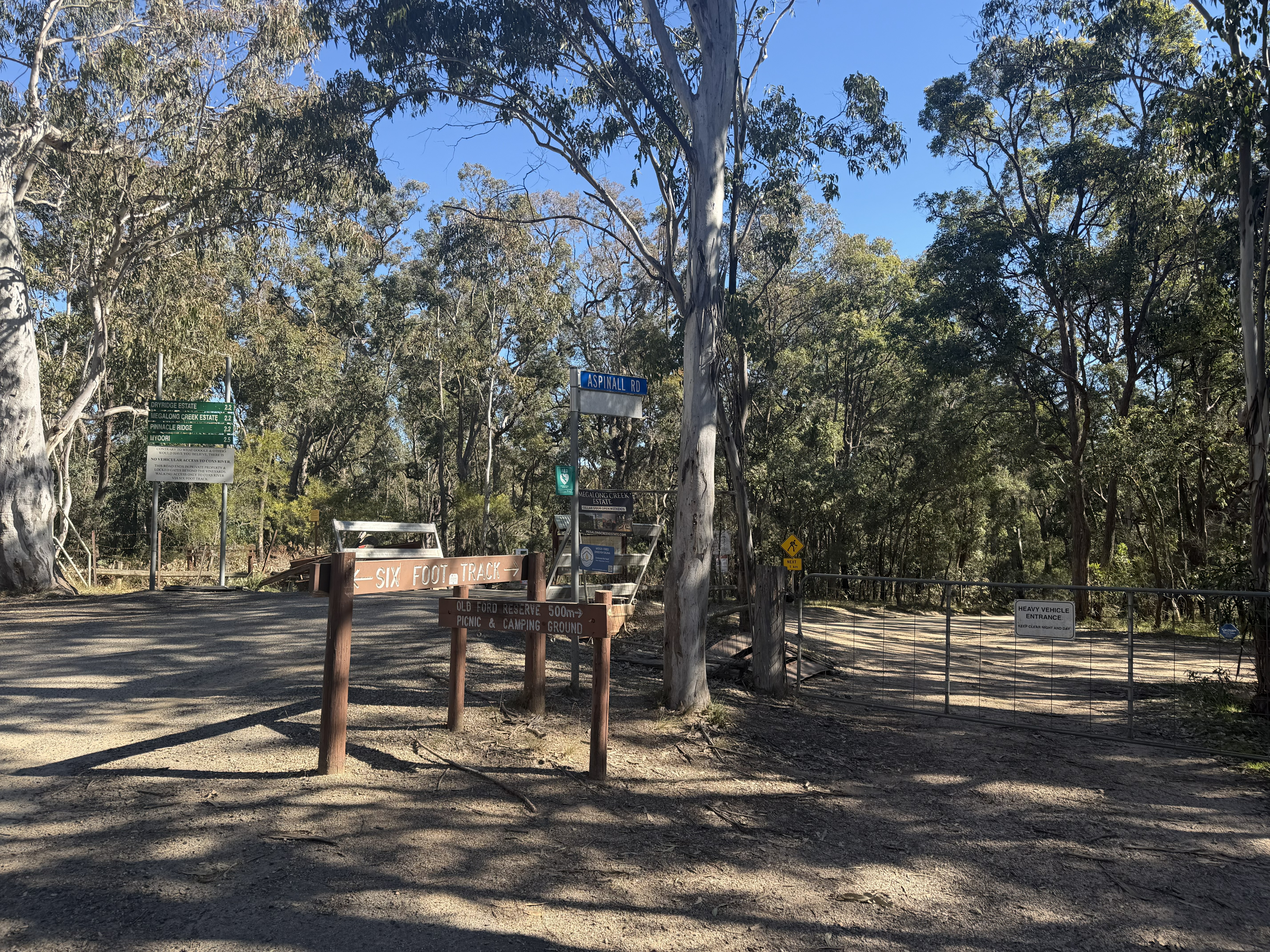 Six Foot Track MTB trail in Megalong Valley, NSW